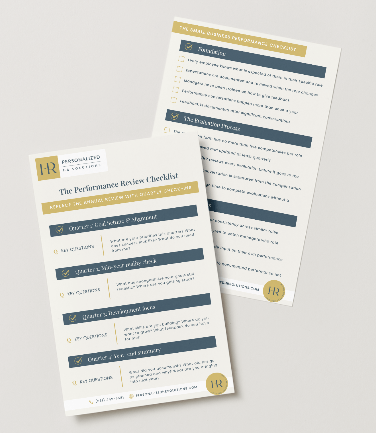 performance checklist